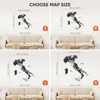 3D Wooden Map of Italy - Nordik