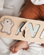 puzzle with pegs