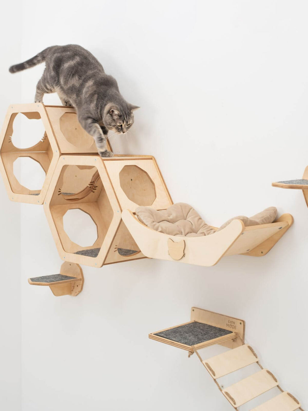 cat pillow sleeping bed