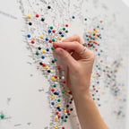 Canvas Push Pins - Mix
