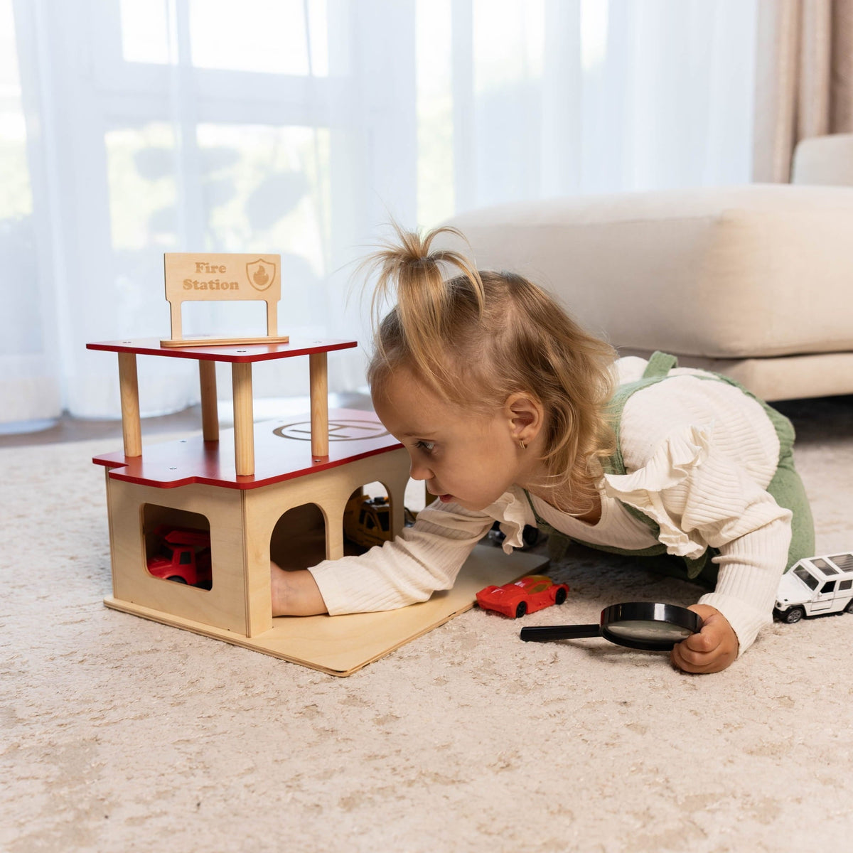 toddler fire station toy