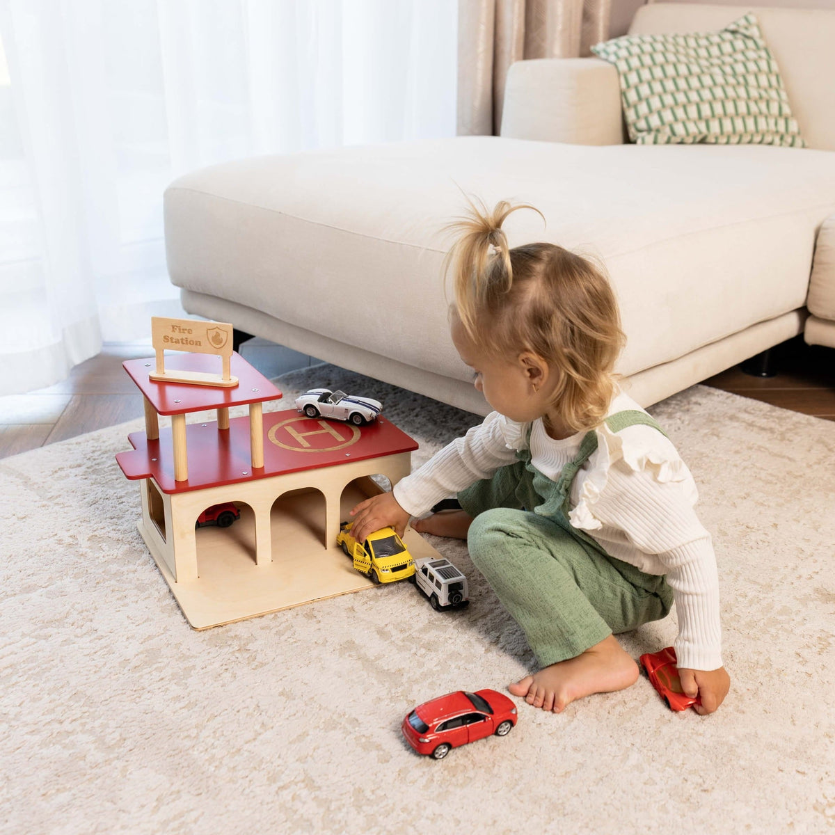 pretend play fire station