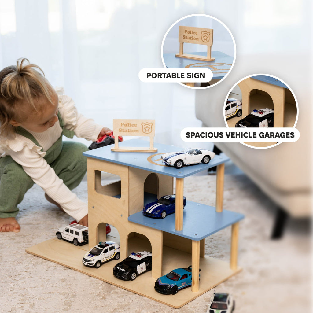 police station toy cars