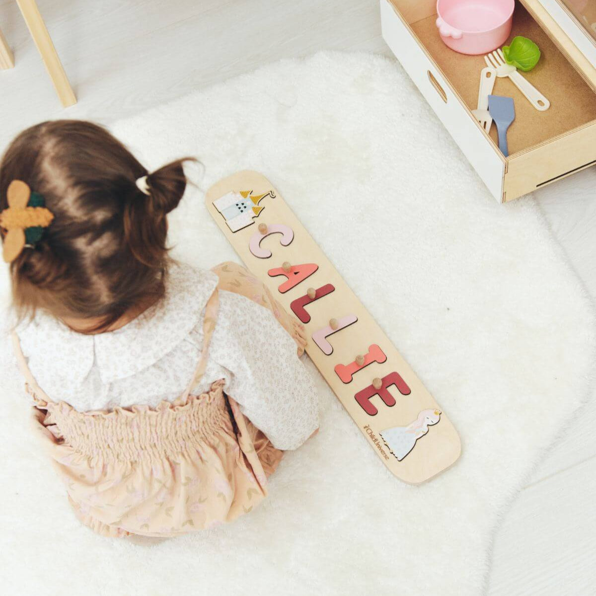 baby girl busy board