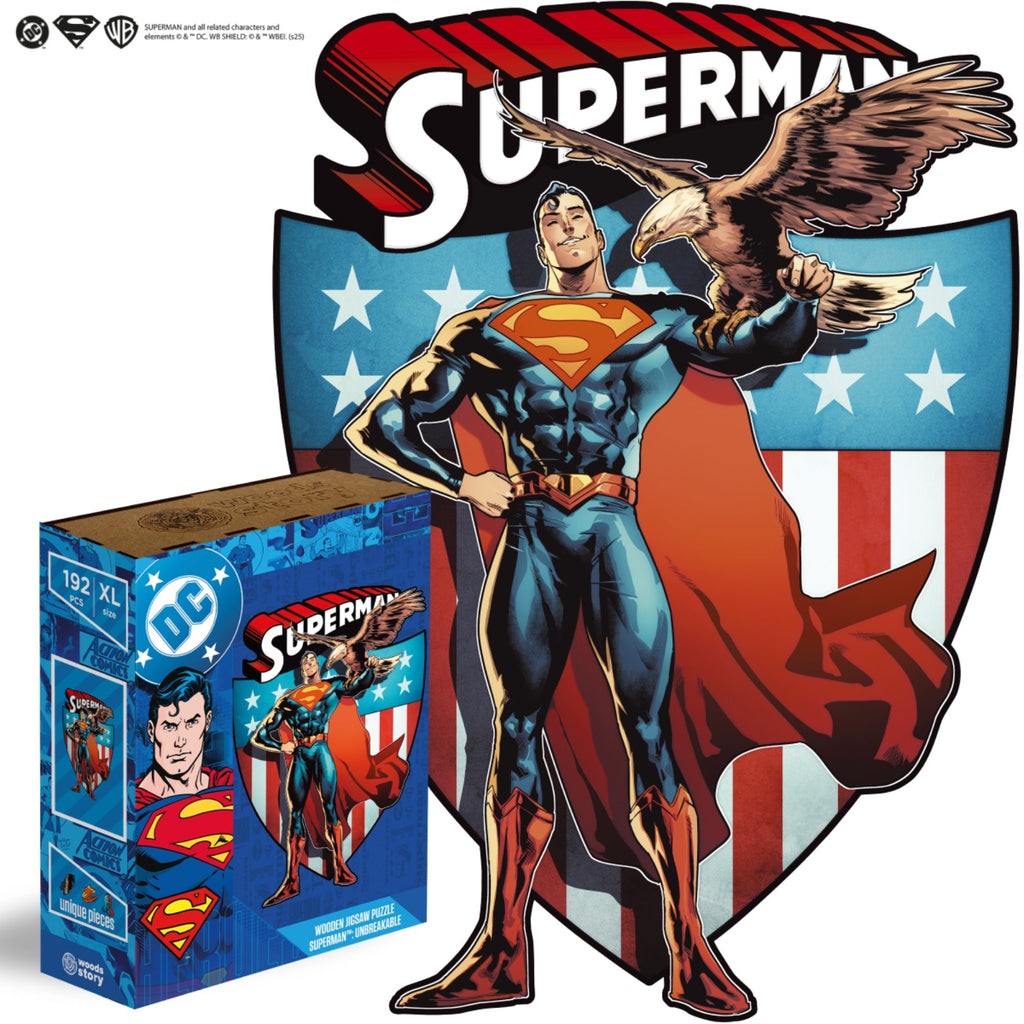 Figured Wooden Puzzle Superman™ – The American Ideal