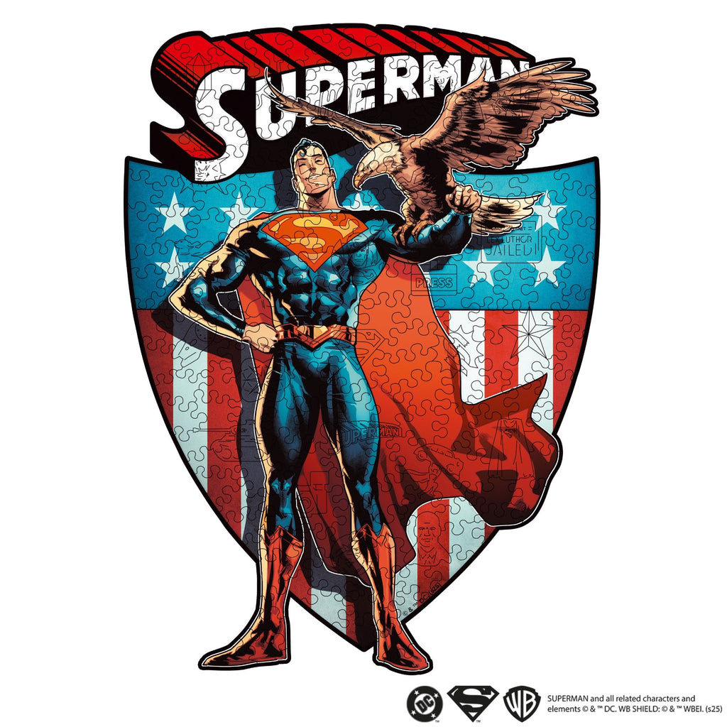 Figured Wooden Puzzle Superman™ – The American Ideal