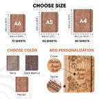 Wooden Recipe Book - Peppers Theme