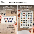 3D Wooden Map of Australia - Terra