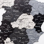 Wooden Map of Spain – Nordik