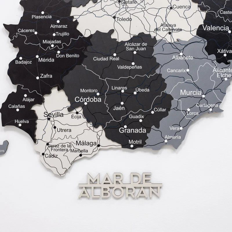 Wooden Map of Spain – Nordik