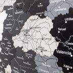 Wooden Map of Spain – Nordik