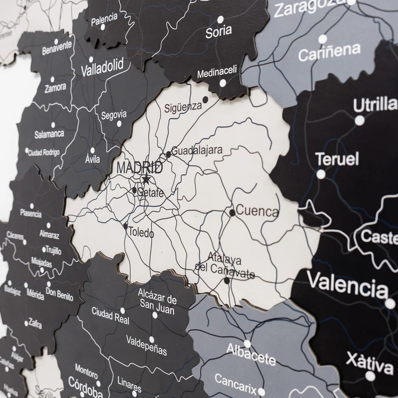 Wooden Map of Spain – Nordik