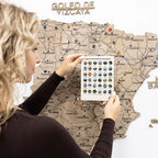 Wooden Map of Spain – Terra