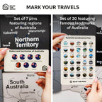 3D Wooden Map of Australia - Nordik