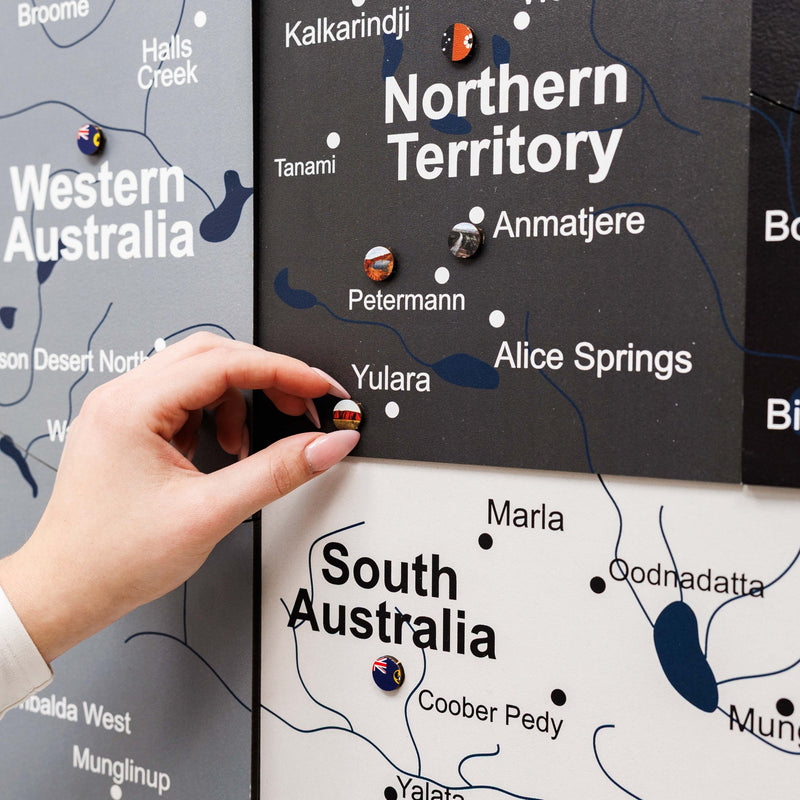 3D Wooden Map of Australia - Nordik