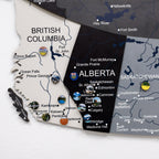 3D Canada Wooden Map Nordik
