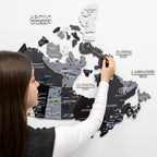 3D Canada Wooden Map Nordik