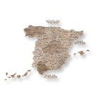 Wooden Map of Spain – Terra