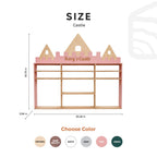 Wooden Toy Organizer - Castle