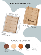 chewing cat toys in different colors