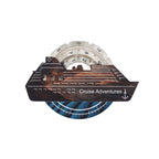 Travel Tracker Cruise Liner 3D Colored Wooden World Map - Dune