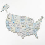 50 states photo map