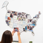50 states photo map