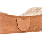 color options for floating cat shelf in oak color
