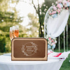 wooden card box