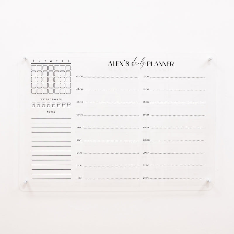 Acrylic Wall Daily Planner