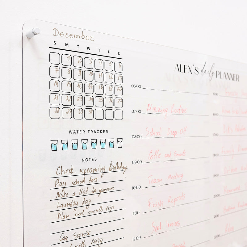 Acrylic Wall Daily Planner