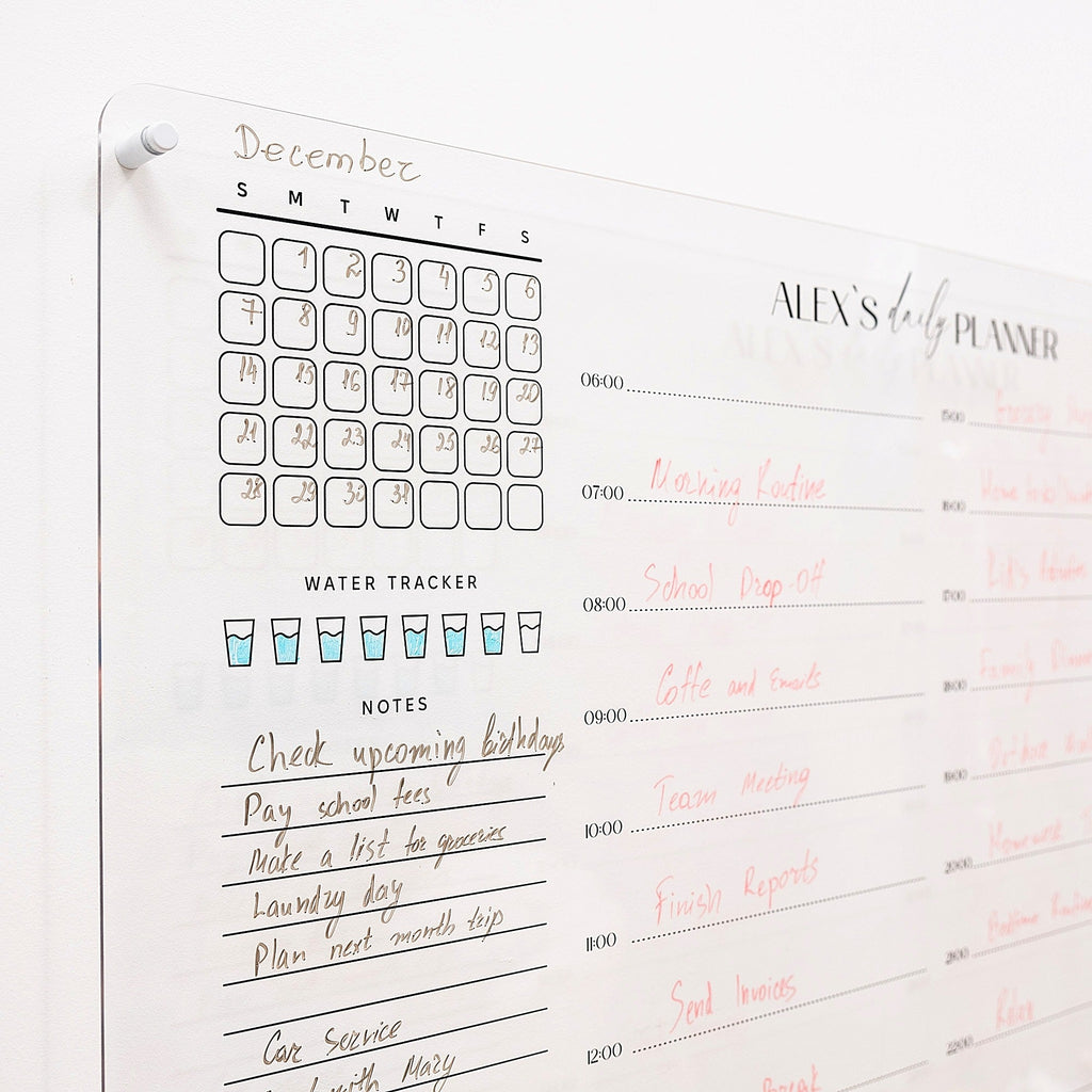 Acrylic Wall Daily Planner