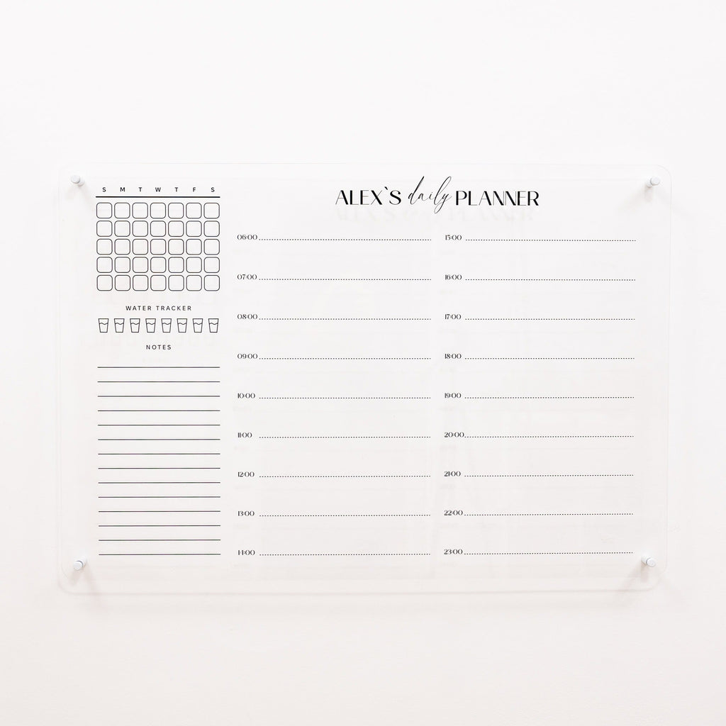 Acrylic Wall Daily Planner