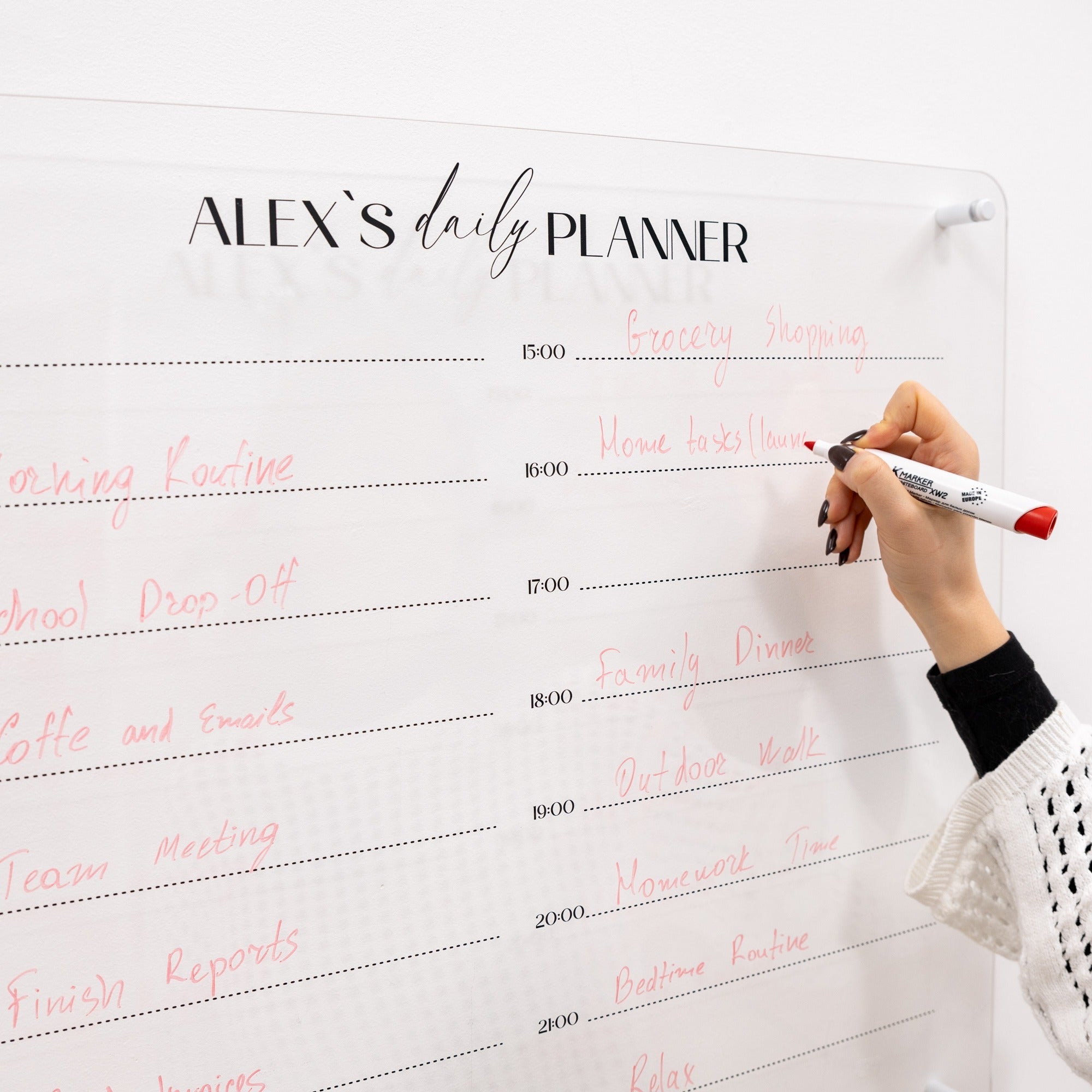 Acrylic Wall Daily Planner