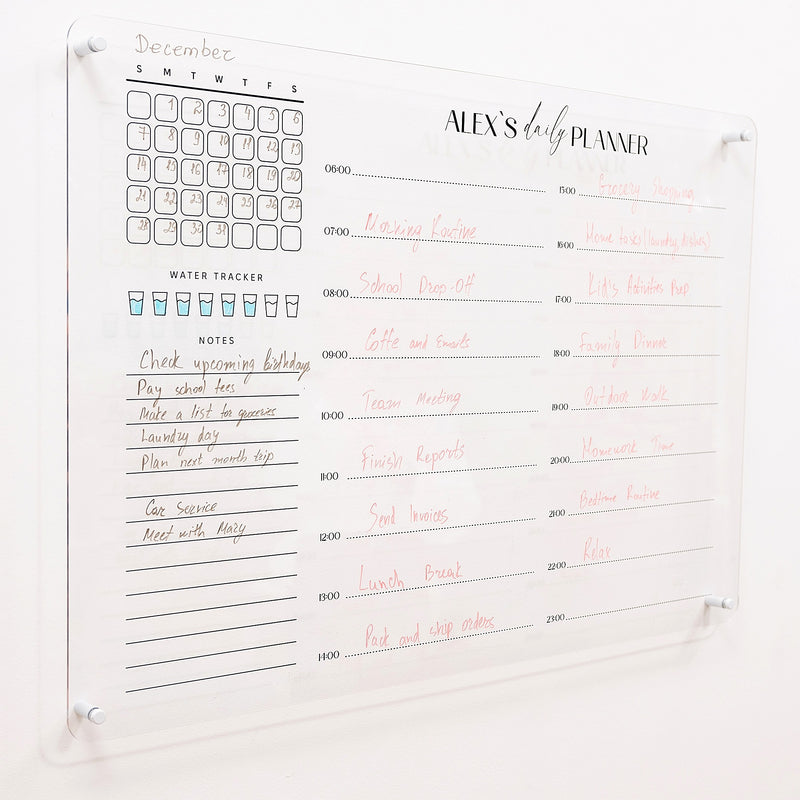Acrylic Wall Daily Planner