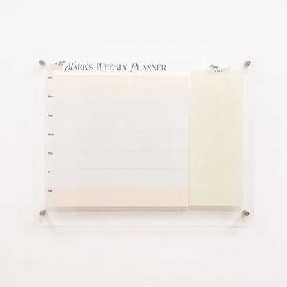 Акриловий настінний щотижневий планувальник 2