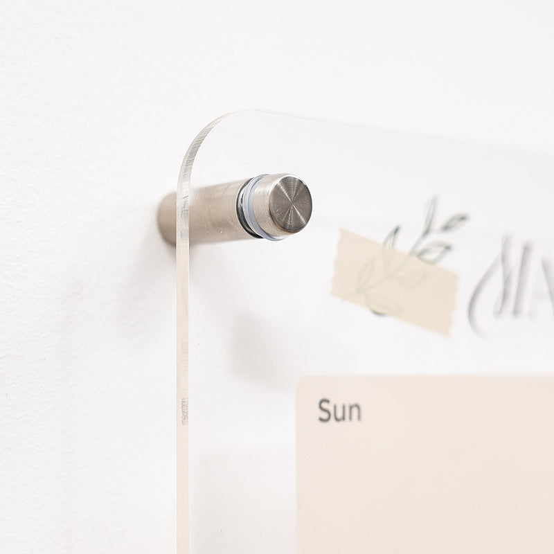 Acrylic Wall Weekly Planner 2
