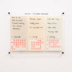 Acrylic Wall Habit Tracker Planner