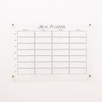 Acrylic Wall Weekly Meal Planner