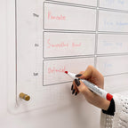 Acrylic Wall Weekly Meal Planner