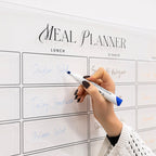 Acrylic Wall Weekly Meal Planner