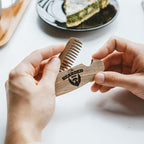 Wooden Beard Comb - Bearded man (B2B)