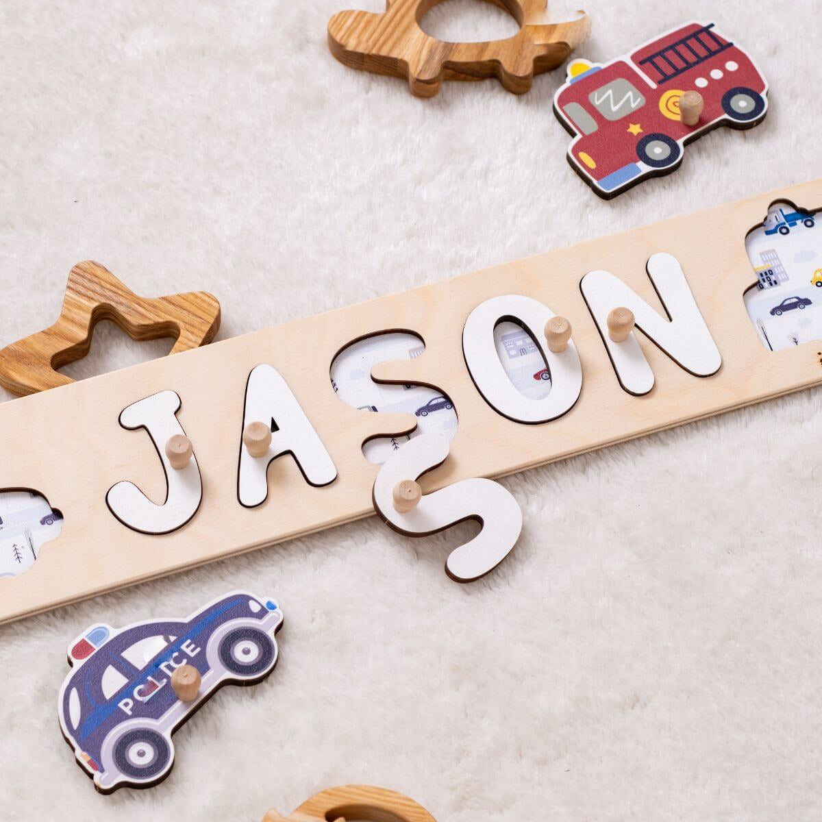 toddler name wooden puzzle