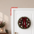 Holly Jolly Christmas wooden corner quote sign