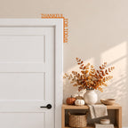 Thankful for Today wood door corner sign