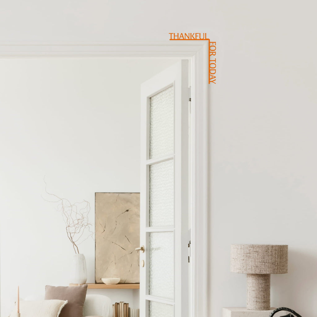 Thankful for Today wooden wall art