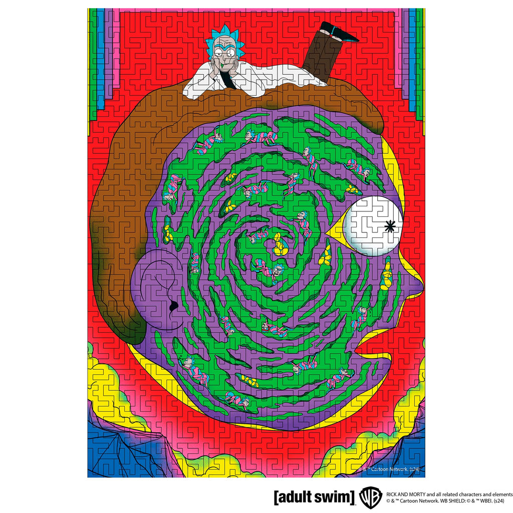 Дерев'яний пазл-лабіринт Rick&amp;Morty™ Rick