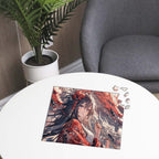 Wooden Jigsaw Puzzle Anime Red Dragon Girl
