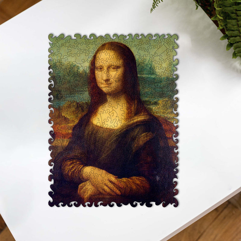 Wooden Jigsaw Puzzle Mona Lisa (Leonardo da Vinci) (B2B)