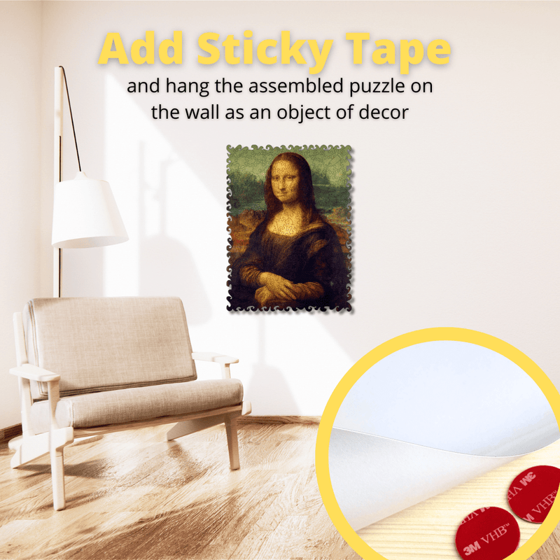 Wooden Jigsaw Puzzle Mona Lisa (Leonardo da Vinci) (B2B)